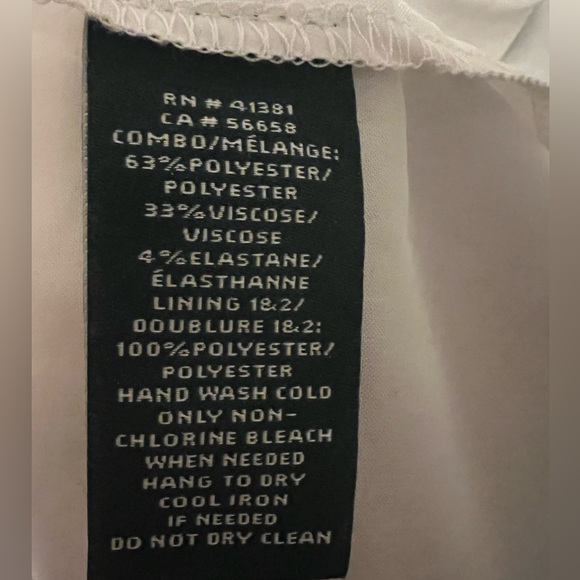 Ralph Lauren Dress. Black and White striped with flared bottom. Size 6 - Picture 3 of 4